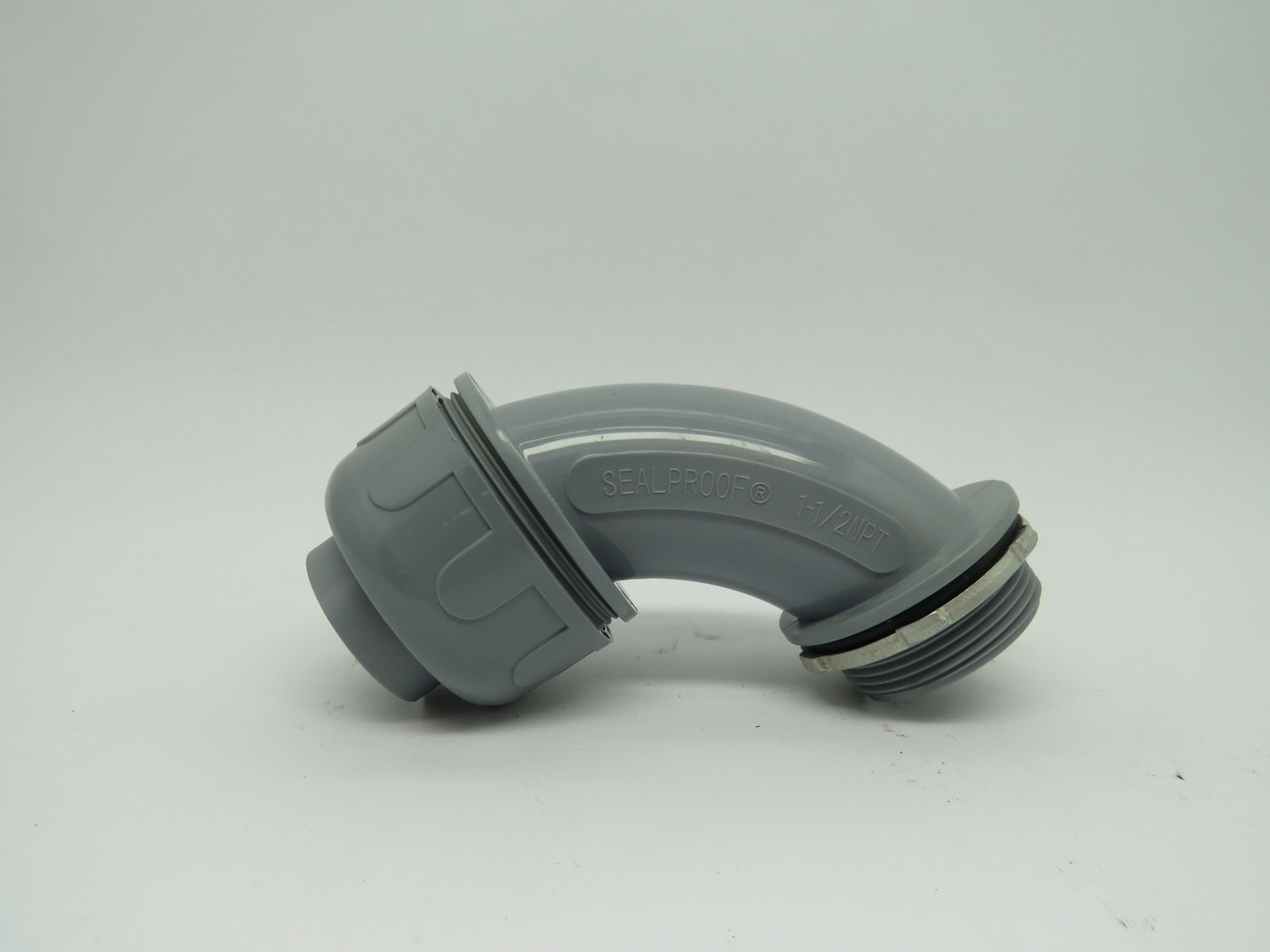 Superflex 88426 Liquid Tight 1-1/2"NPT 90 Deg Conduit Fitting USED