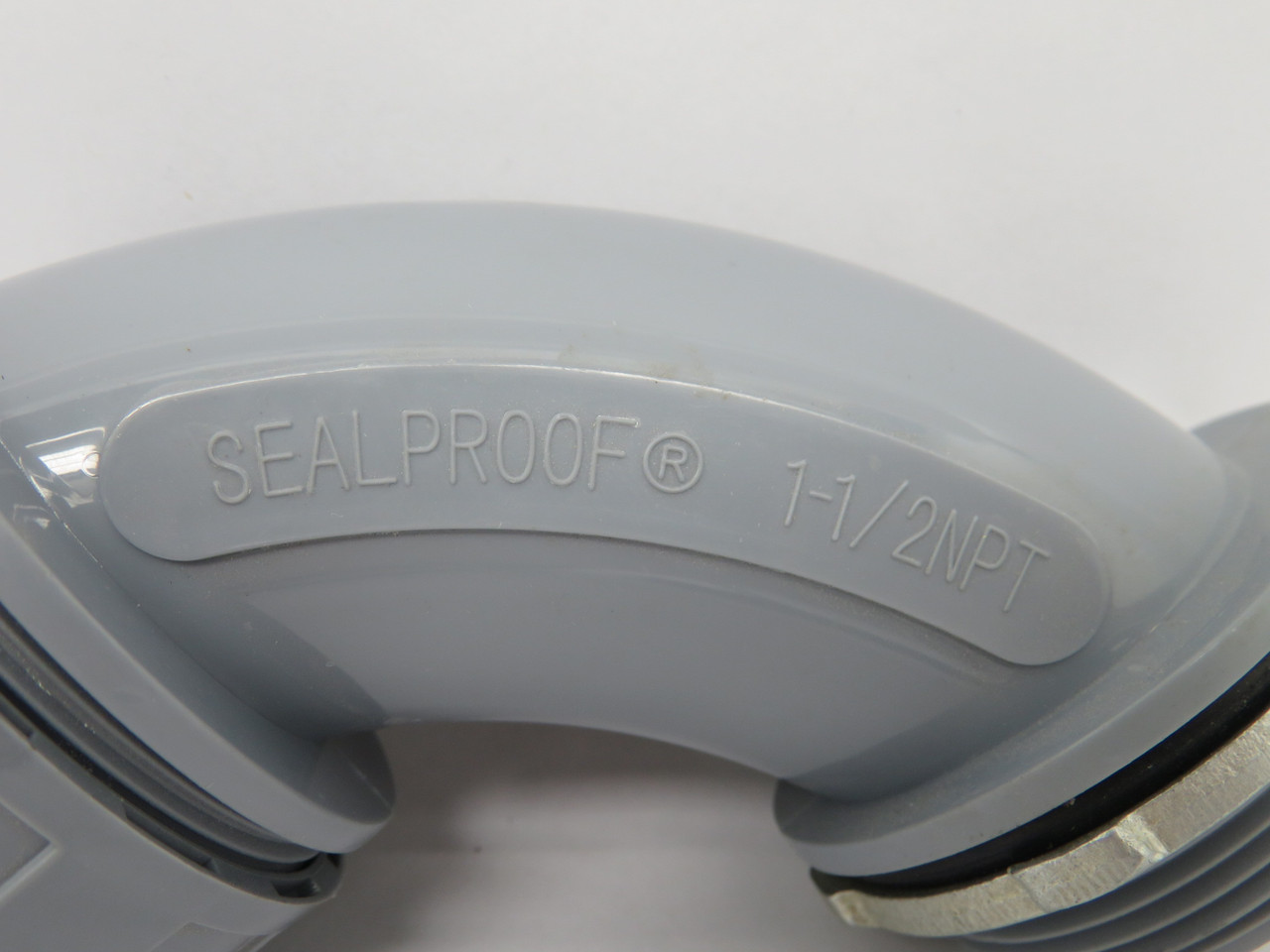 Superflex 88426 Liquid Tight 1-1/2"NPT 90 Deg Conduit Fitting USED