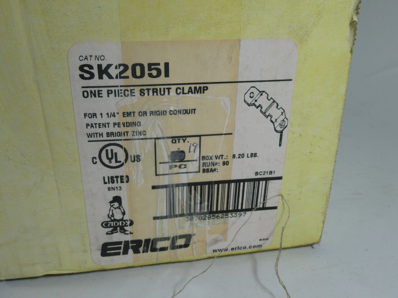 Caddy SK205I One Piece Strut Clamp For 1-1/4" Lot of 54 NEW