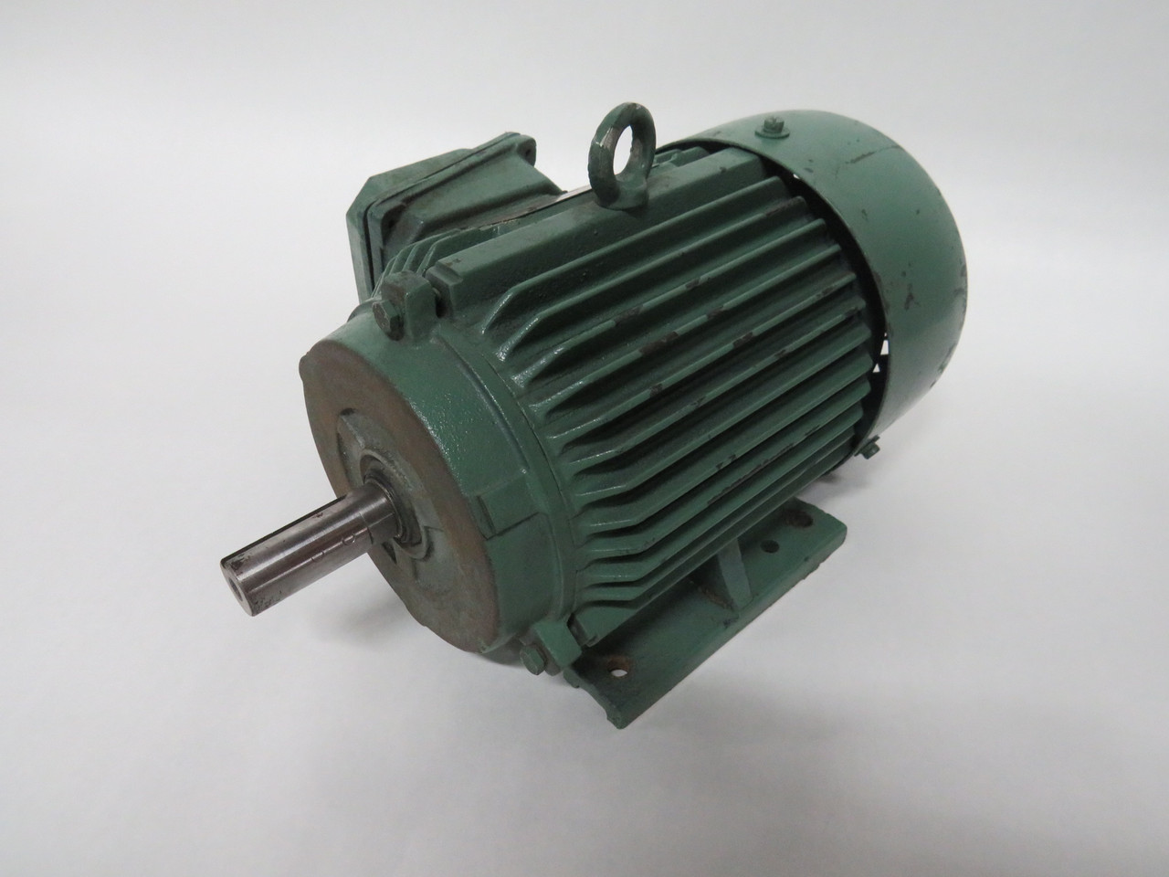 Leeson 2HP 3485RPM 208-230/460V 145T TEFC 3Ph COSMETIC DAMAGE USED