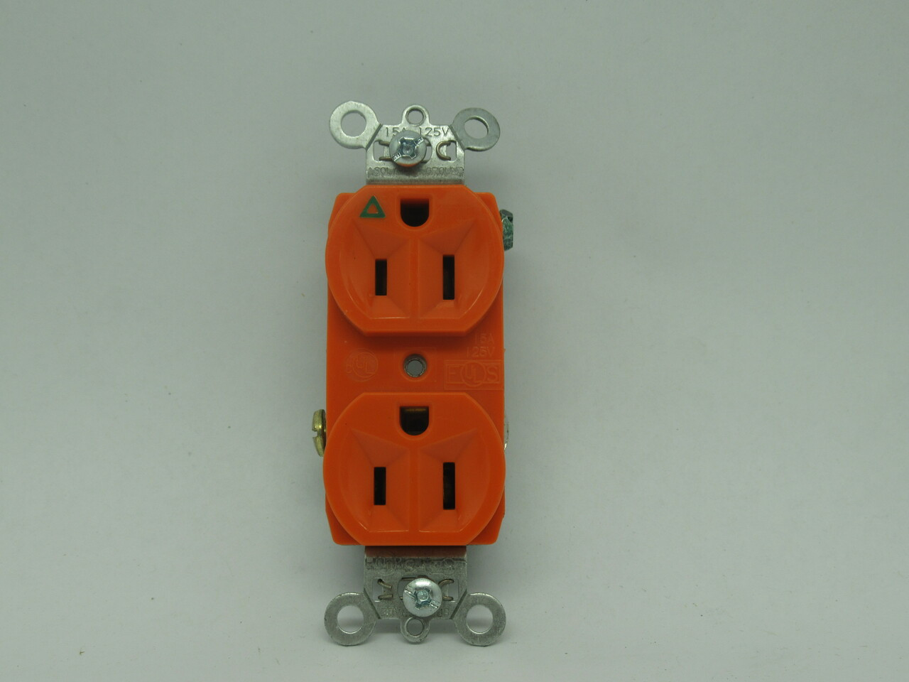 Pass & Seymour TRIG5262 Tamper Resistant Duplex Receptacle 15A 125V ORANGE USED