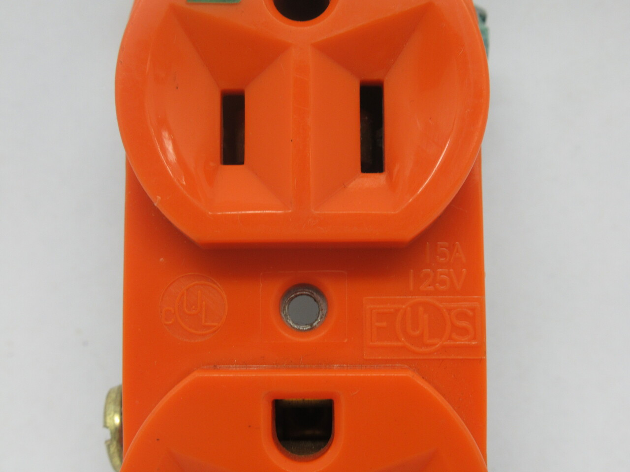 Pass & Seymour TRIG5262 Tamper Resistant Duplex Receptacle 15A 125V ORANGE USED