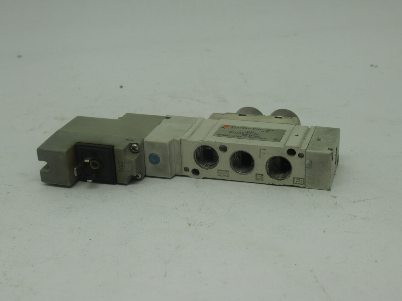 SMC SY5120-5YO-C6F-Q Solenoid Valve 24VDC 0.15-0.7MPa USED