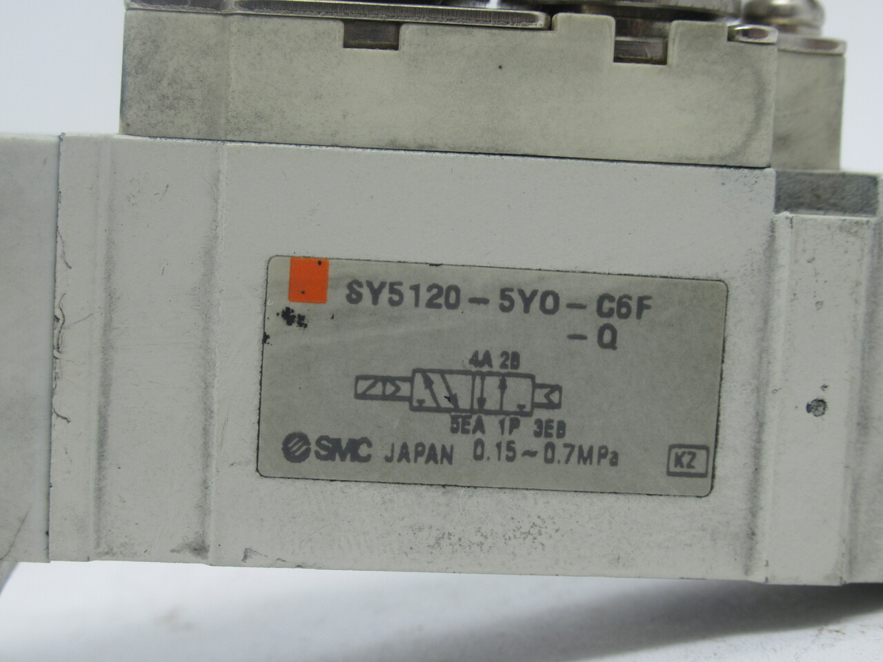SMC SY5120-5YO-C6F-Q Solenoid Valve 24VDC 0.15-0.7MPa USED
