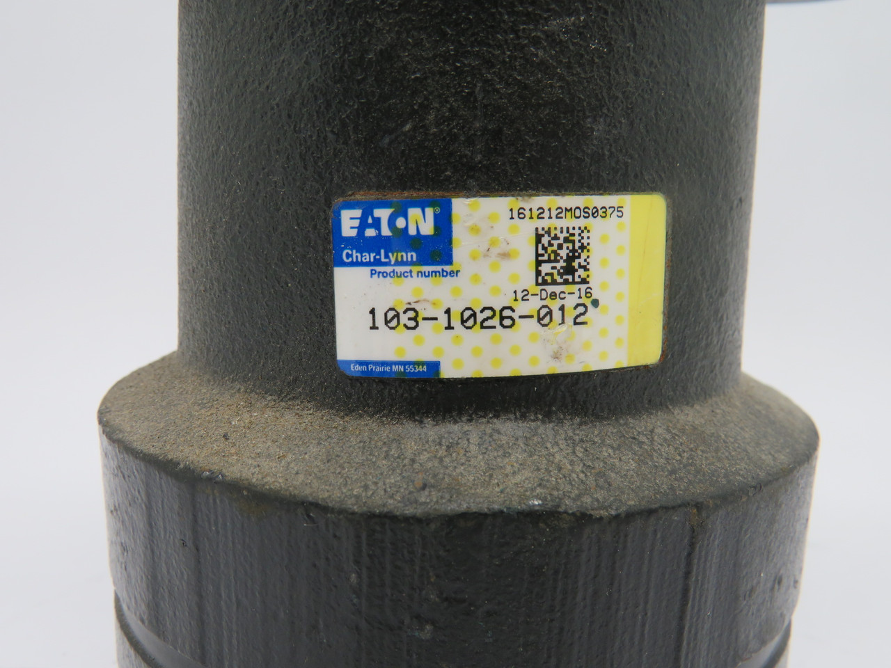 Eaton 103-1026-012 Hydraulic Spool Motor 343RPM 1325Lb-in 2-Bolt Flange USED