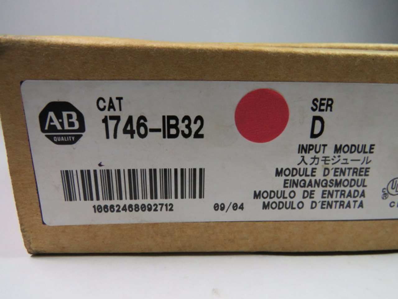 Allen-Bradley 1746-IB32 Series D DC Input Module 32-Channel ! NEW !