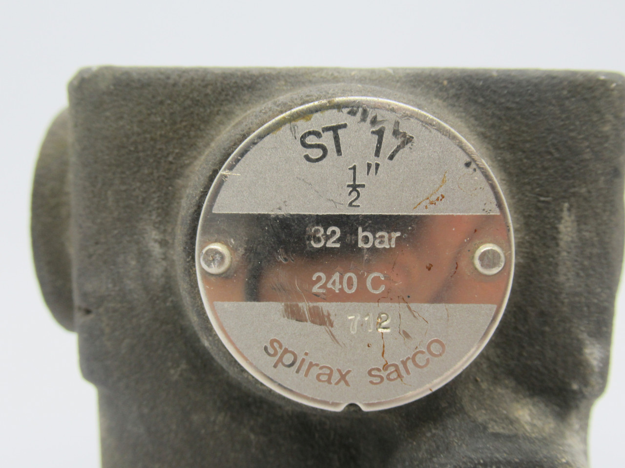 Spirax Sarco ST17 Sensor Chamber 32 Bar 240C 1/2" NPT USED