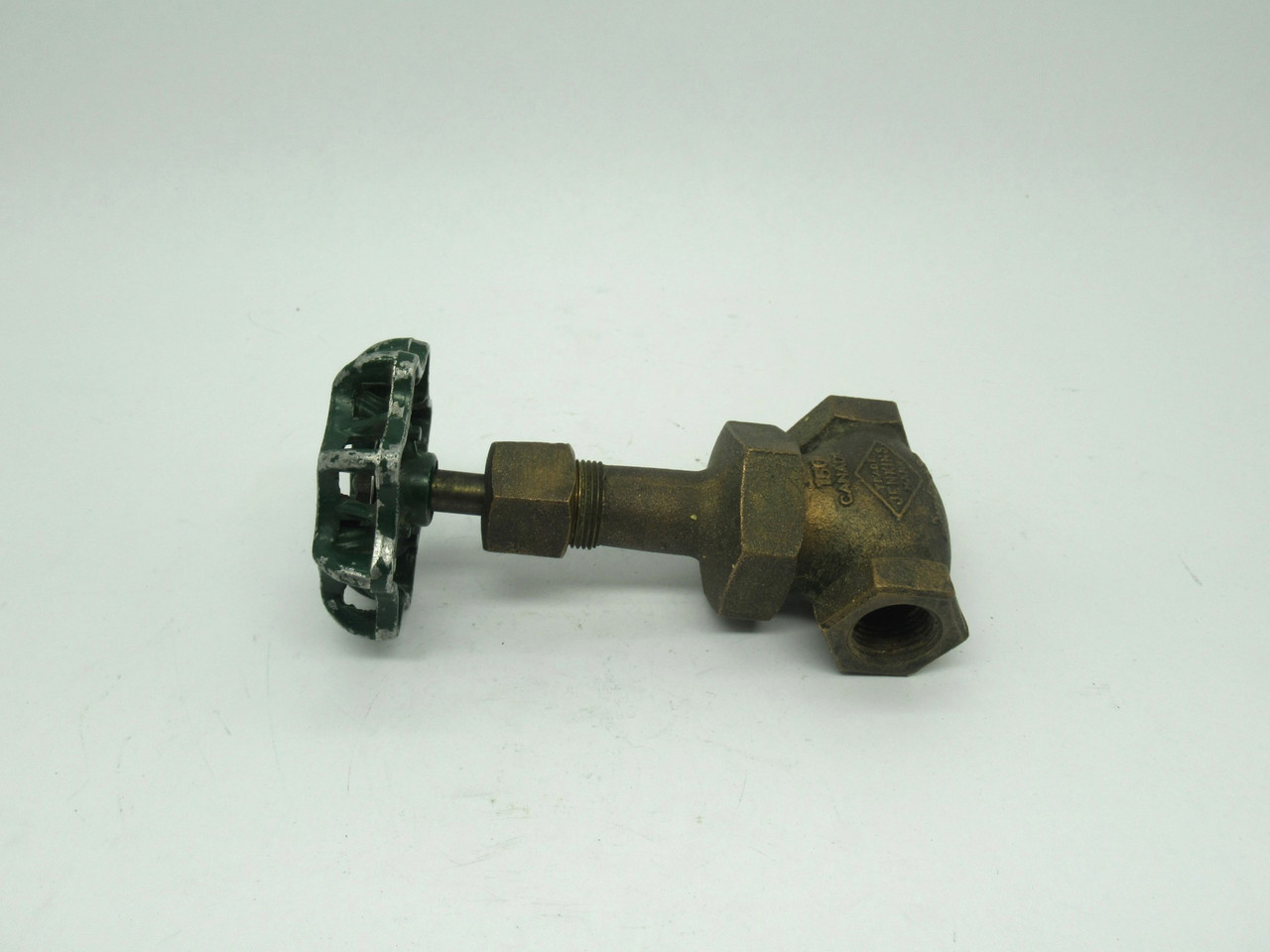 Jenkins 106-A Gate Valve 1/2" 119-A Steam Disc 150S Brass USED