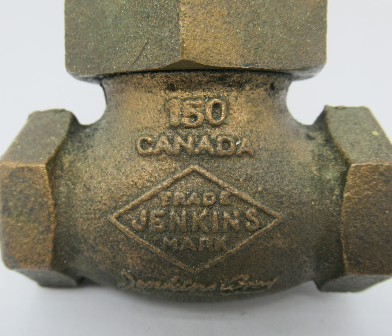 Jenkins 106-A Gate Valve 1/2" 119-A Steam Disc 150S Brass USED
