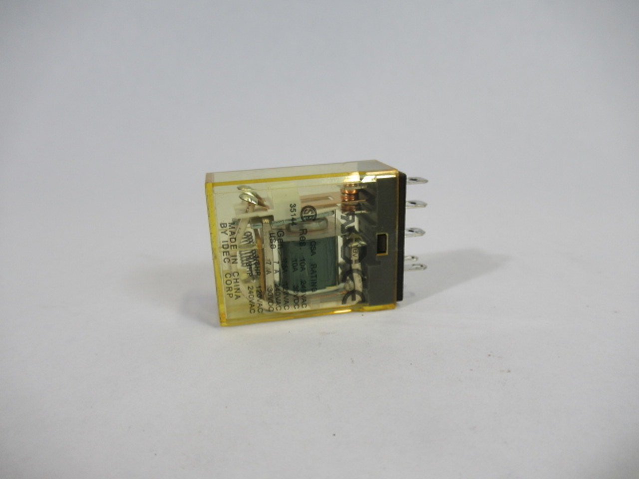 IDEC RH1B-UL-DC24V Relay 24VDC 10A 240VAC 5-Blade USED