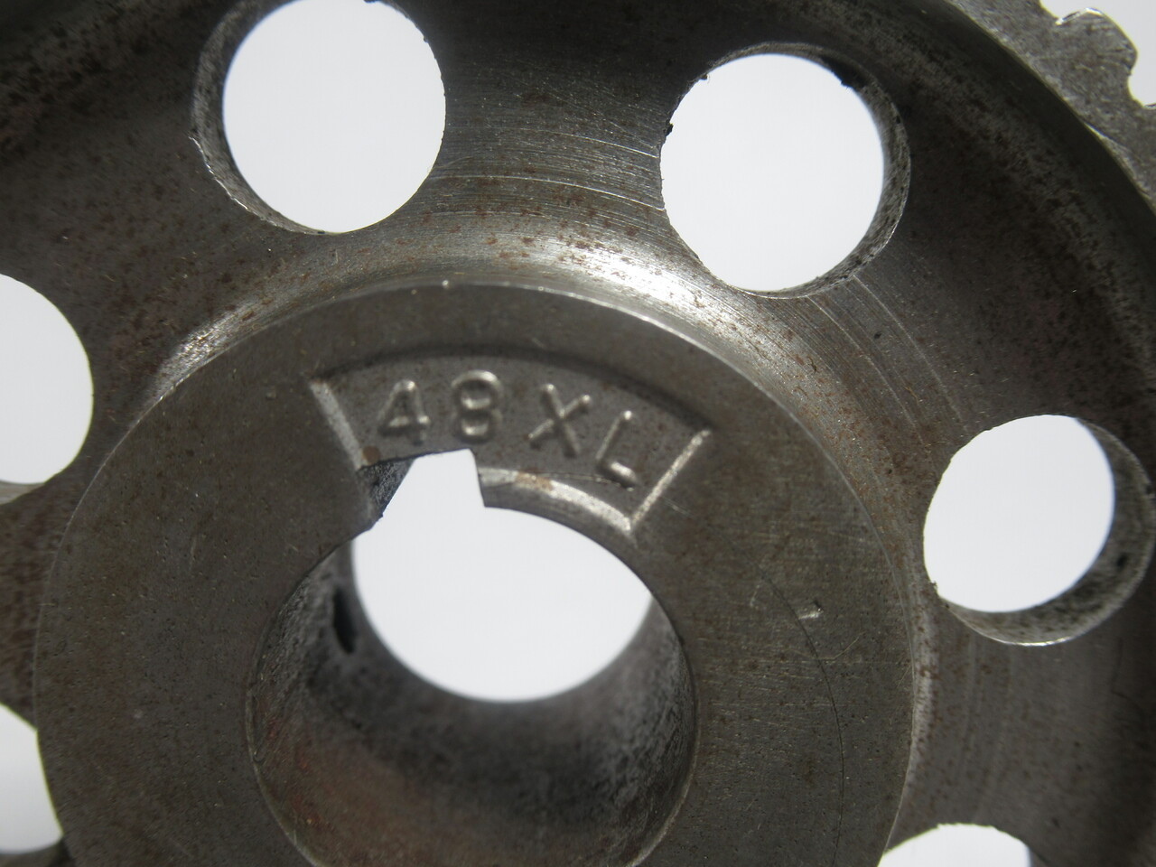 Generic 48XL Synchronous Pulley 1-3/4"B 48Teeth 3"OD 9/16"Pitch w/ Keyway USED