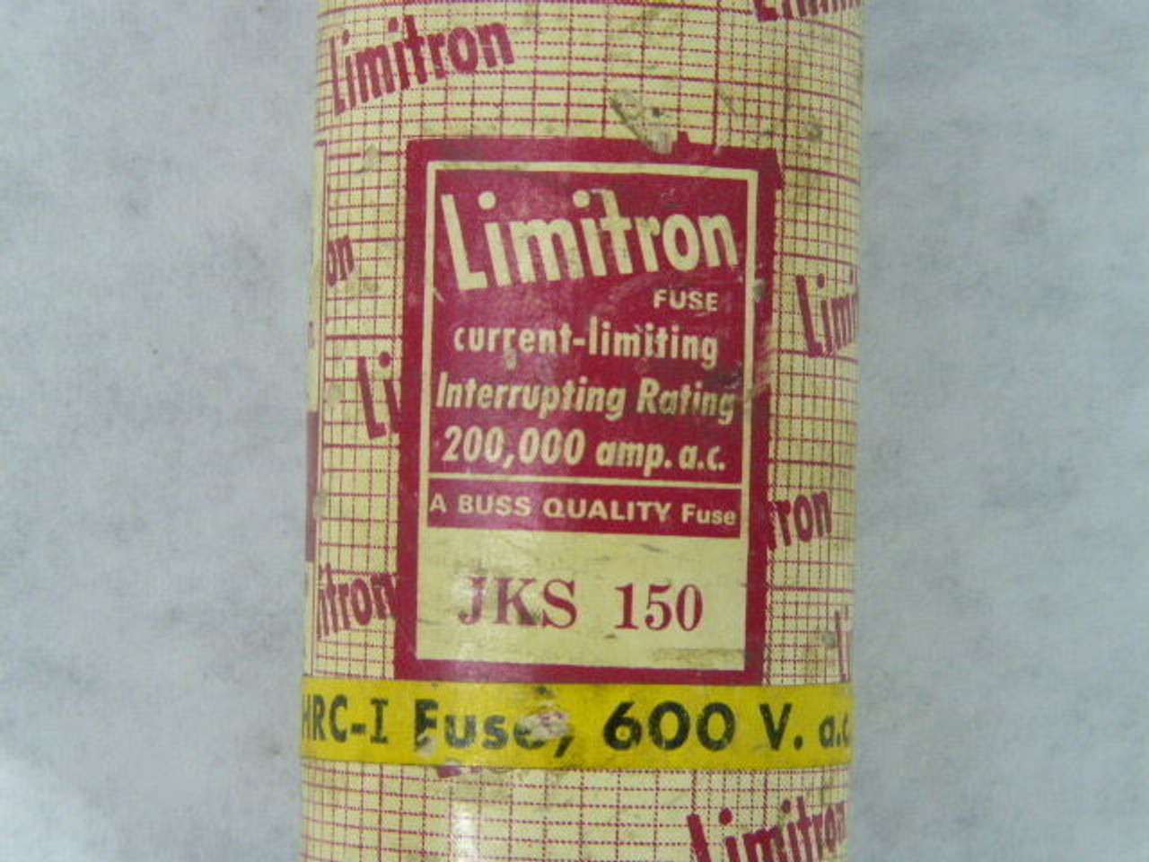 Limitron JKS-150 Current Limiting Fuse 150A 600V USED