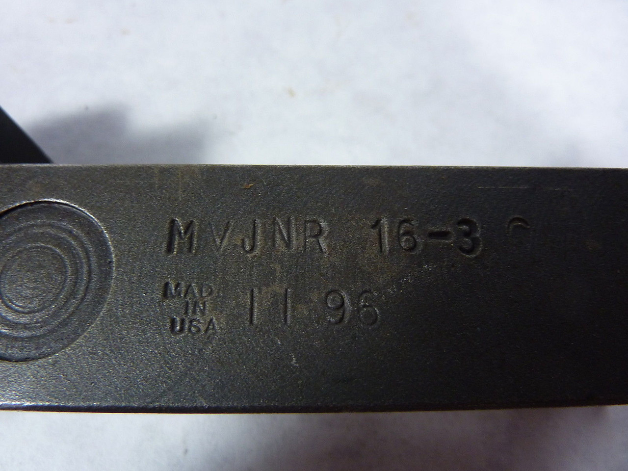 Generic MVJNR 16-3 Carbide Boring Bar USED