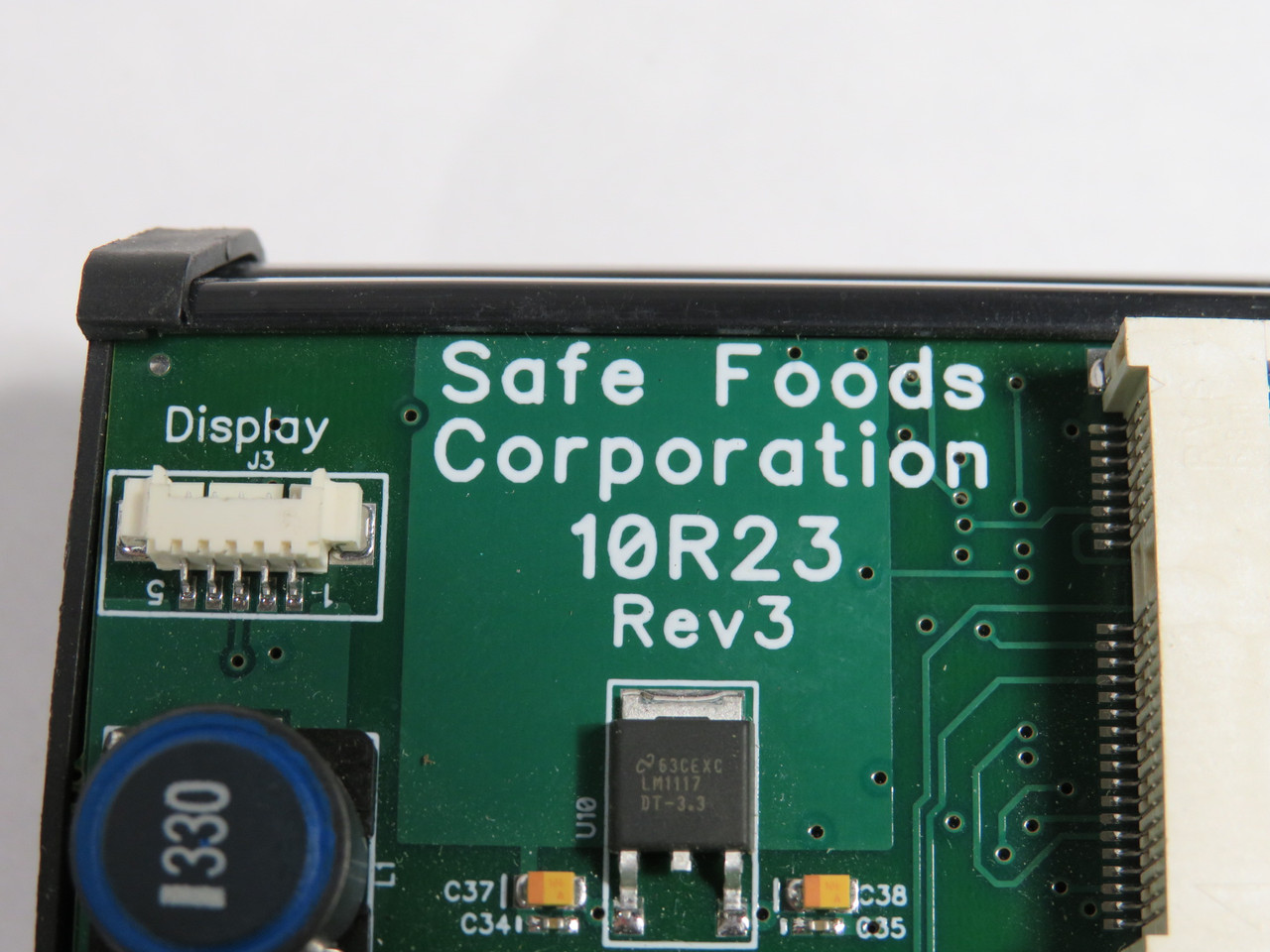 Safe Foods 10R23 DIN-Mount PLC Module Assembly Rev 3 w/ 2GB Memory Card USED