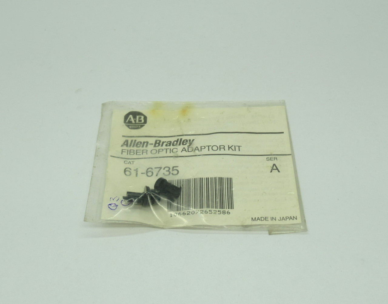 Allen-Bradley 61-6735 Fiber Optic Adapter Kit *Open Bag* NWB