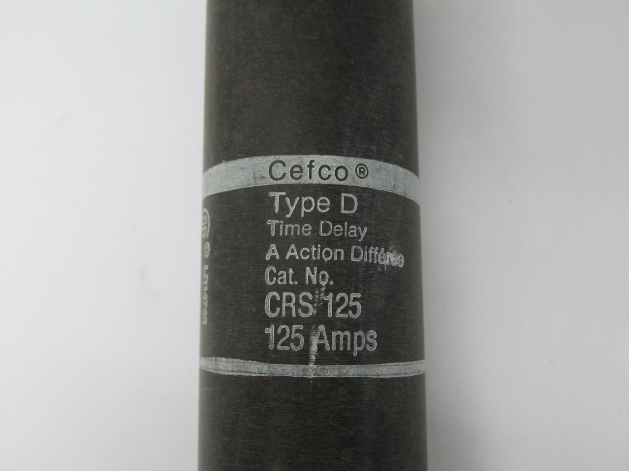 Cefco CRS-125 Time Delay Type D Fuse 125A 600VAC A Action USED