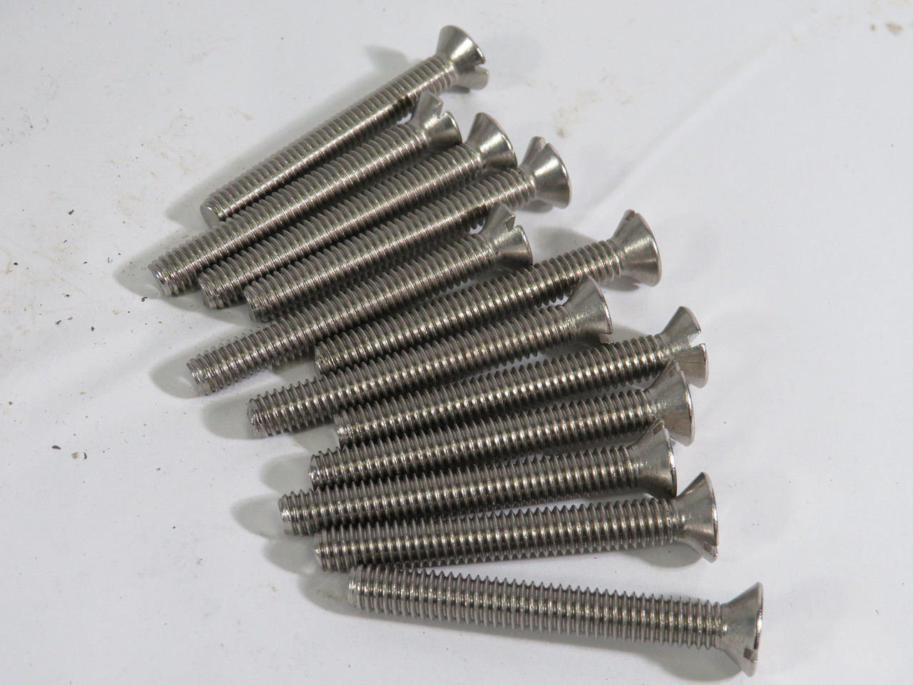 Spaenaur MS-2338 Machine Screw Flat Slot Head 5/16-18 2-1/2" Lot of 12 NEW