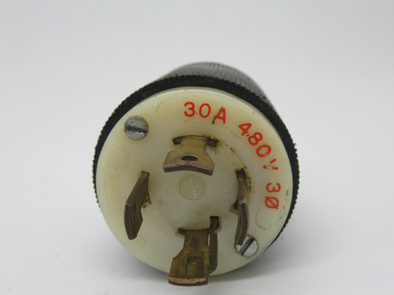 Hubbell 2731 Twist Lock Plug 30A 480V 3Pole 4Wire USED