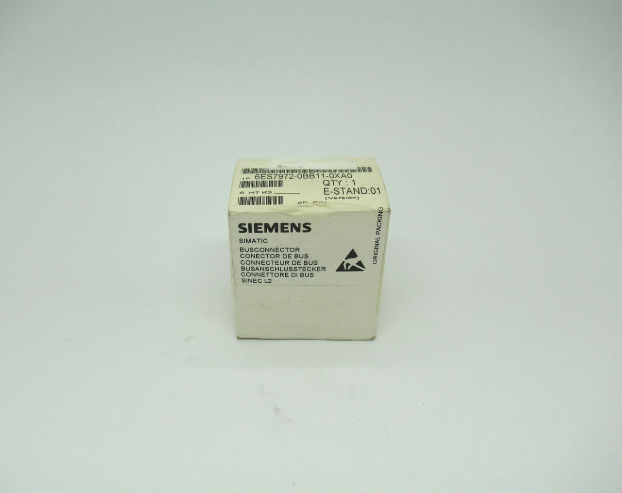 Siemens 6ES7972-0BB11-0XA0 Bus Connector *Sealed Box* NEW