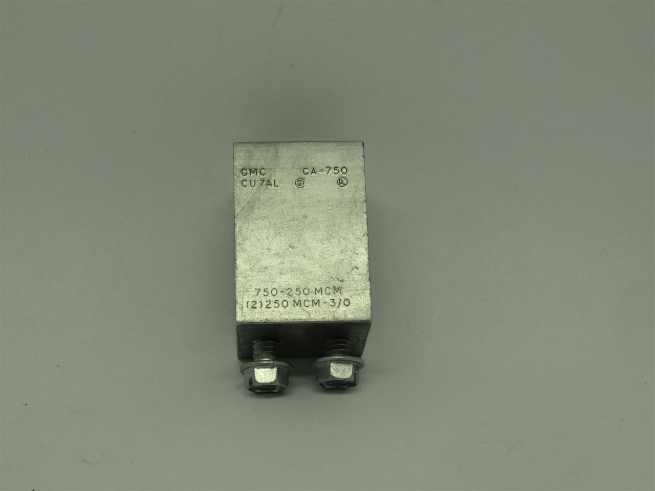 CMC CA-750 Dual Rated Solderless Connector 750-250MCM (2) 250MCM-3/0 USED