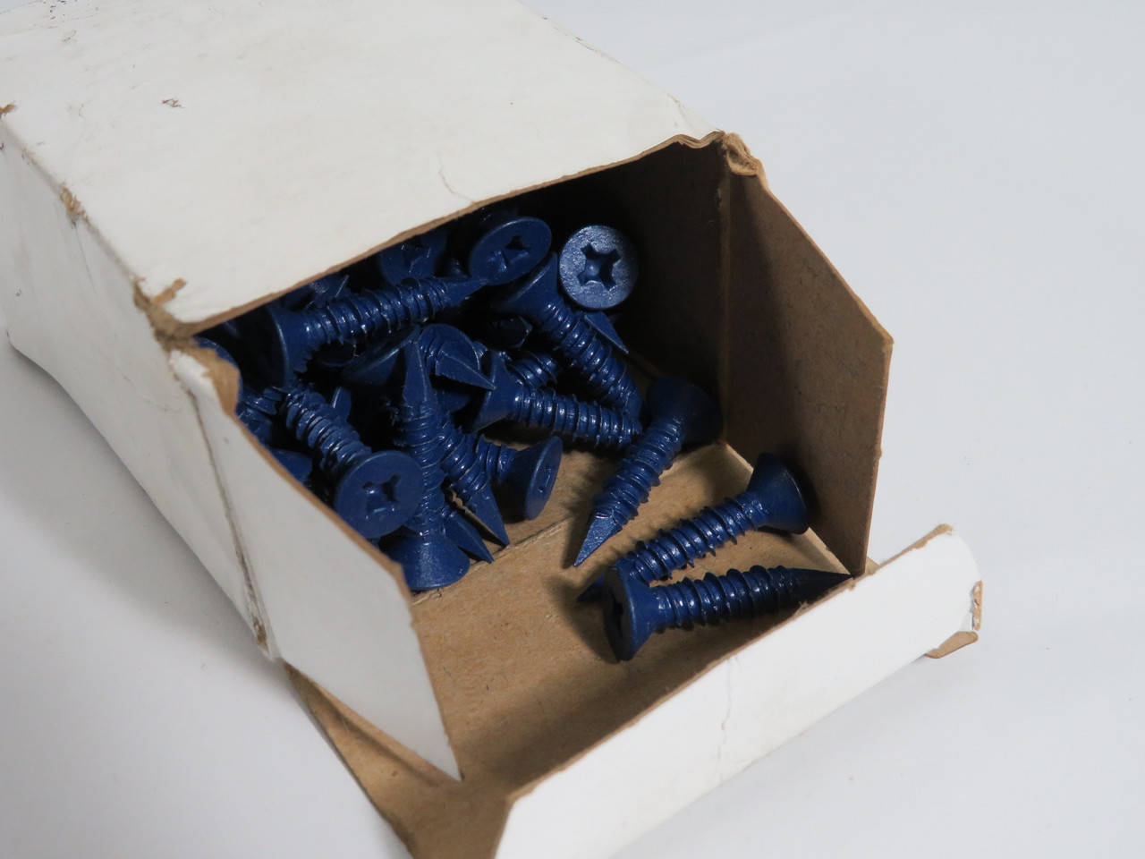 Generic Steel Flat Phillips Concrete Screw 1/4" x 1-1/4" 100 Pack NEW