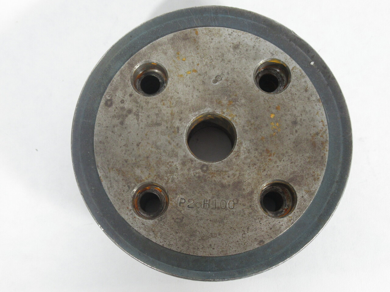 Generic P26H100 Timing Pulley 1/2-2"ID 26T 1" Belt 1/2"BP *Dent/Rust* USED