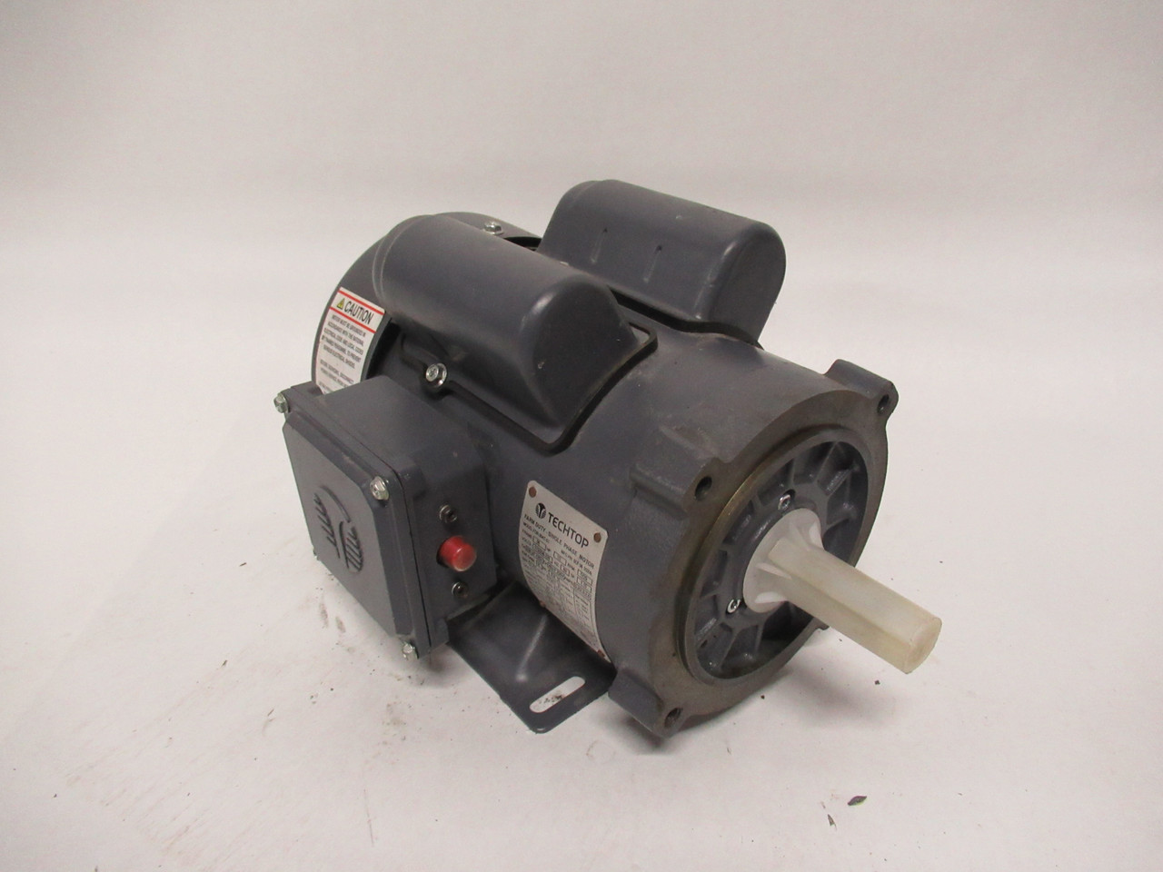 TechTop 1/2HP 1725RPM 115/208-230V 56 TEFC 1Ph 5.2/2.9-2.6A 60Hz USED