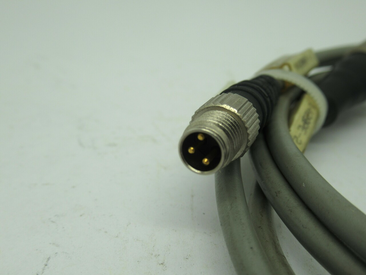 Murr Elektronik MSBL0-H-RJB1.5 Round Plug Connector 3P Male W/ 1.5m Cable USED