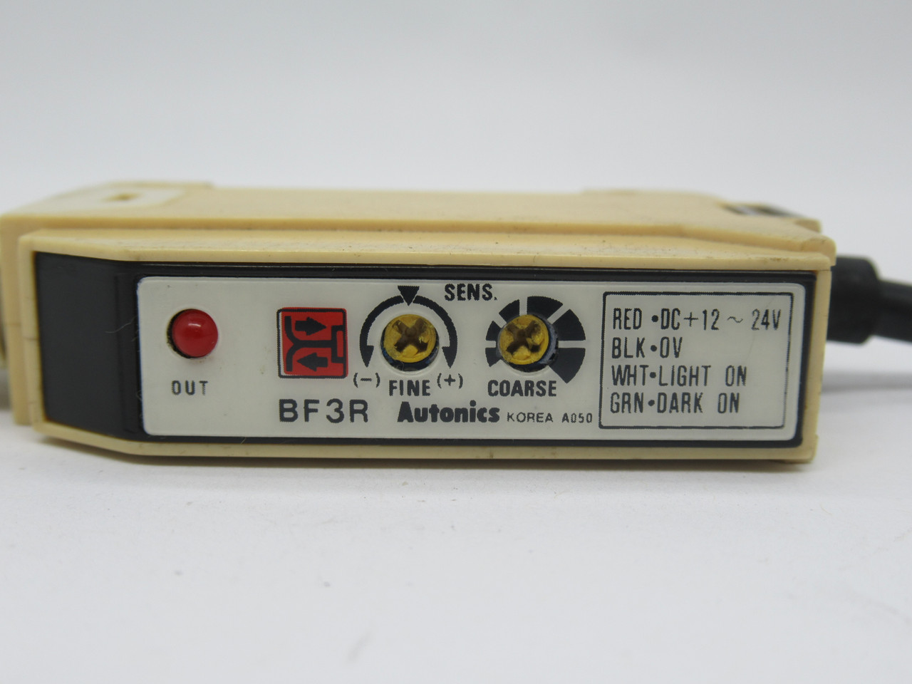 Autonics BF3R Fiber Optic Sensor Amplifier With Cable USED