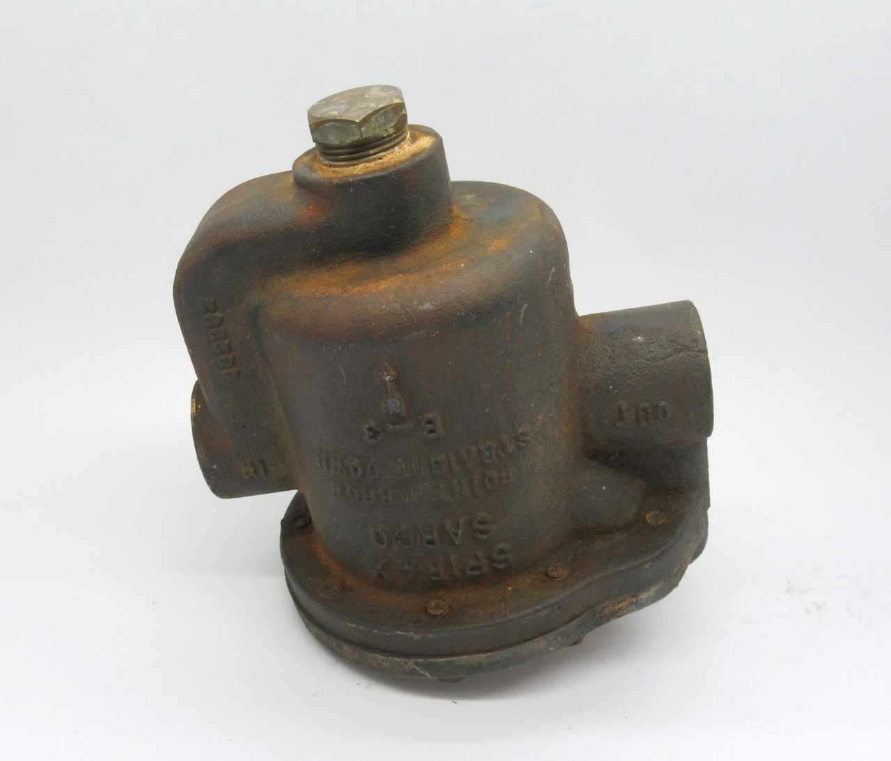 Spirax Sarco B3S-75 Inverted 1"NPT Bucket Steam Trap Cast Iron *Rust* USED