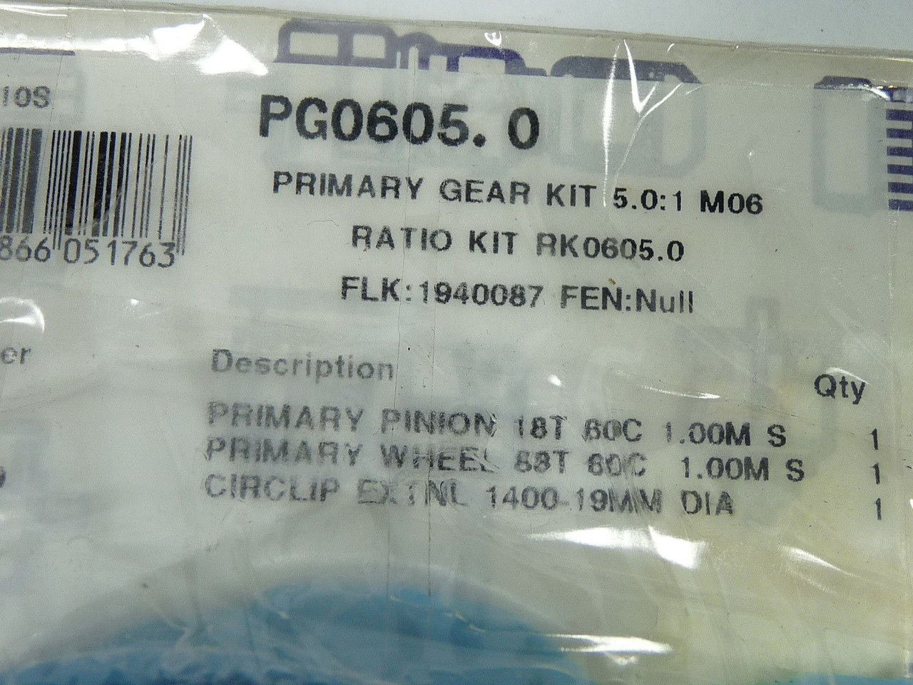 Radicon PG0605.0 Primary Gear Kit 5.0:1 ! NEW !