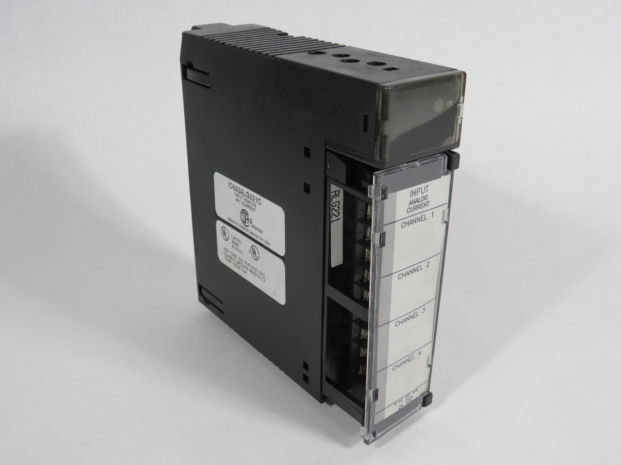 GE Fanuc IC693ALG221C Analog Input Module 4PT Current CRACKED USED