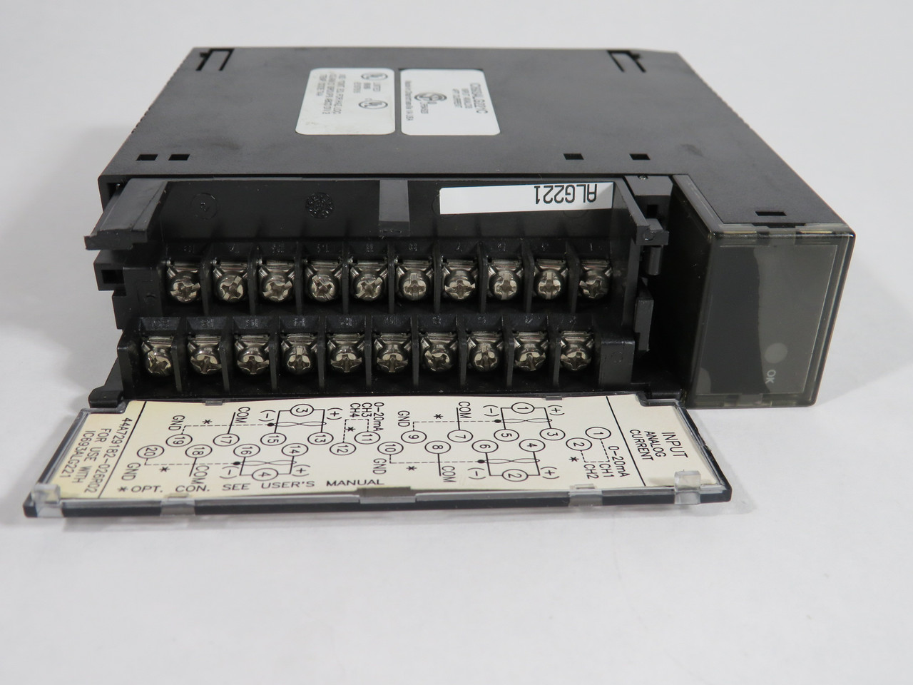 GE Fanuc IC693ALG221C Analog Input Module 4PT Current CRACKED USED