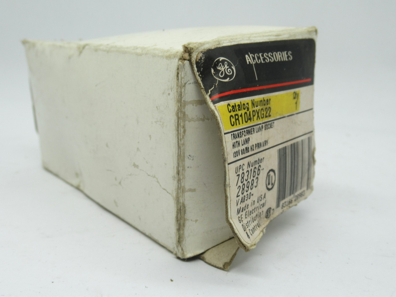 General Electric CR104PXG22 Pilot Light Transformer Unit 120/6V 60/50HZ NEW