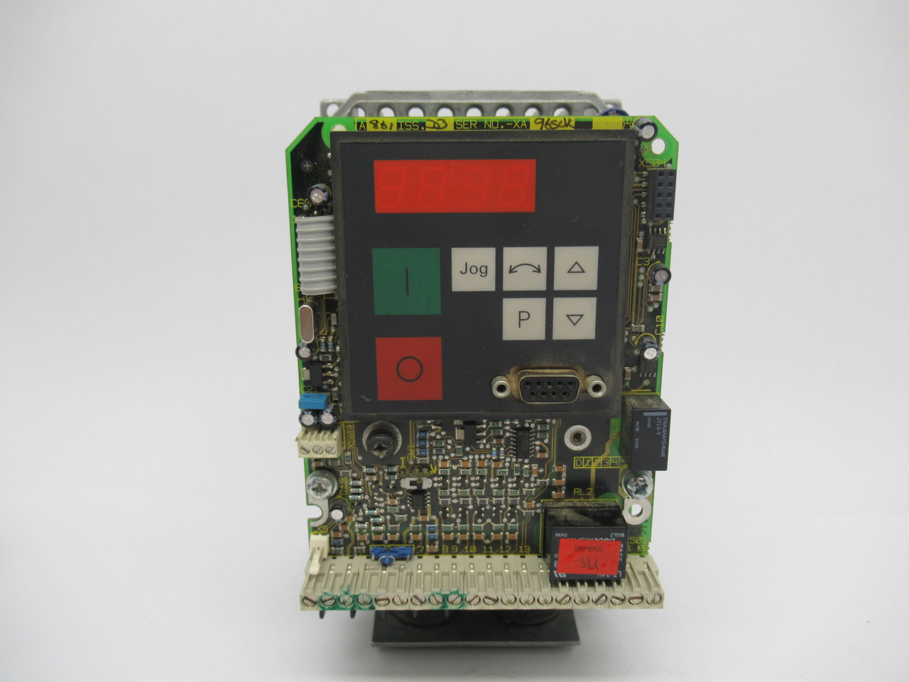 Siemens 6SE3112-1CA40 AC Drive 0.50HP 0-230V 3PH 2A *Damaged Cover* USED