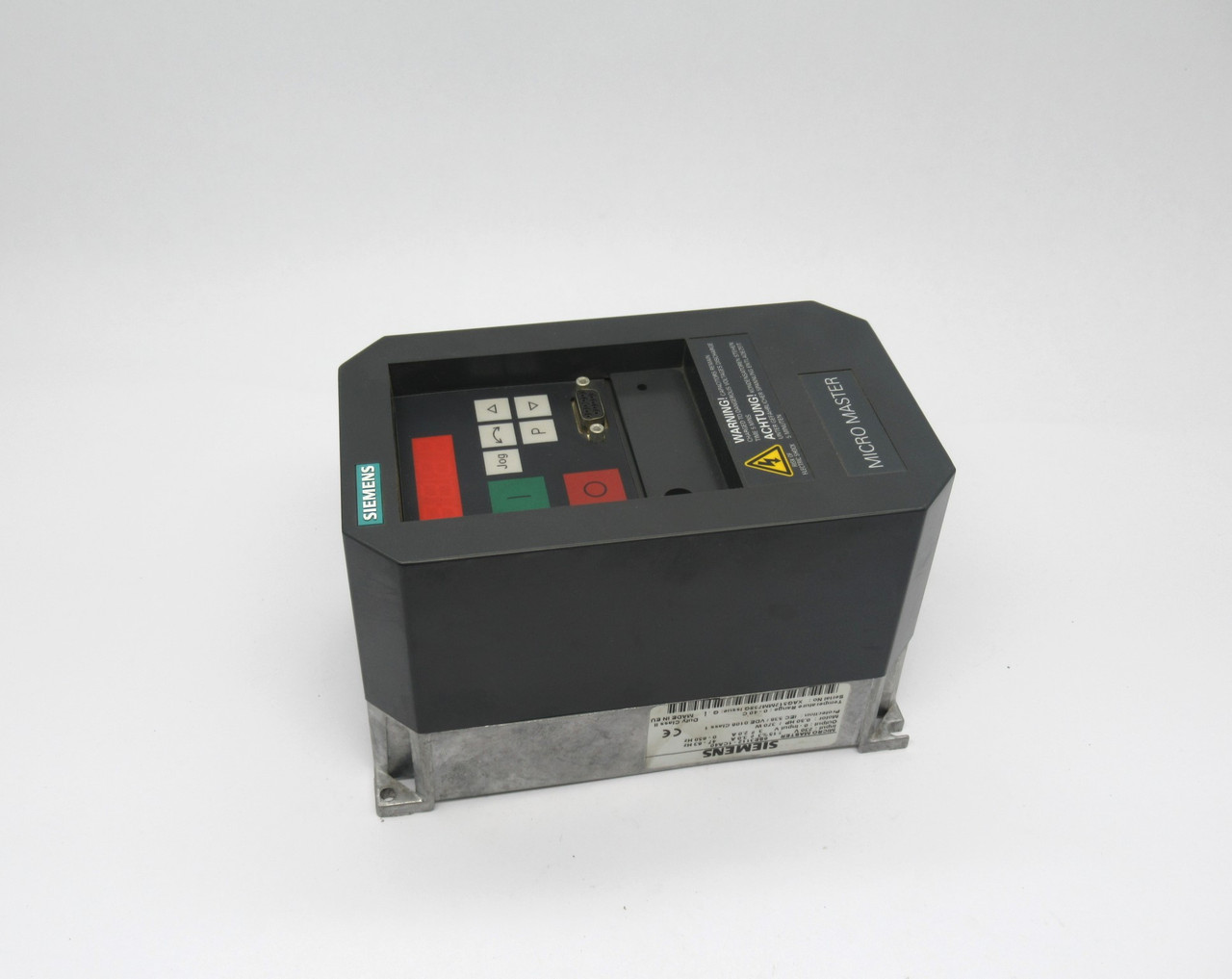 Siemens 6SE3112-1CA40 AC Drive 0.50HP 0-230V 3PH 2A USED