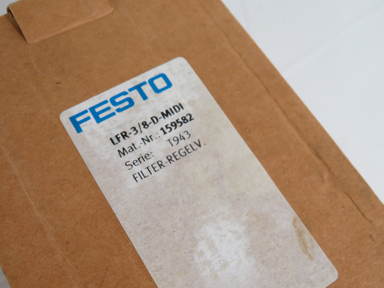 Festo 159582 LFR-3/8-D-MIDI Filter Regulator 16 Bar 230Psi W/ Pressure Gauge NEW