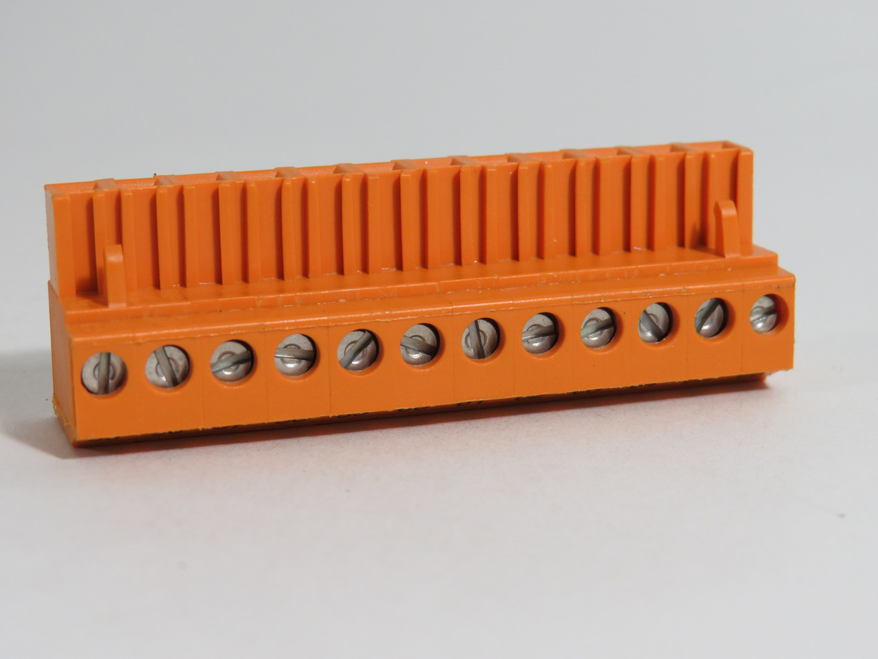 Weidmuller 1597460000 Terminal Block Plug Orange 12 Connections USED