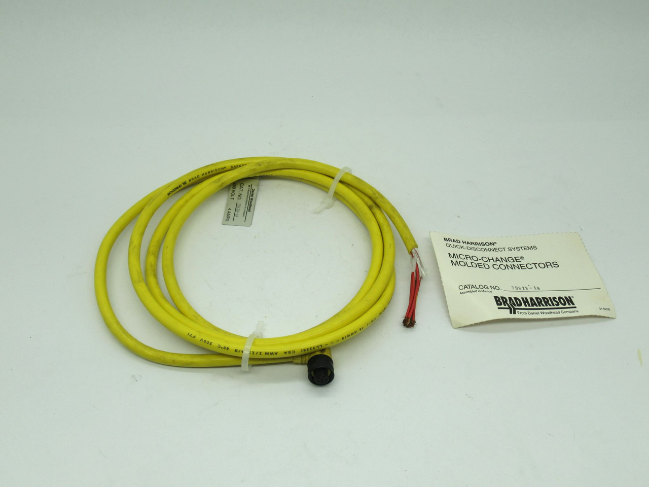Woodhead 70628-18 Micro-Change Cable Assembly 250V 4A *Shelf Wear* NOP