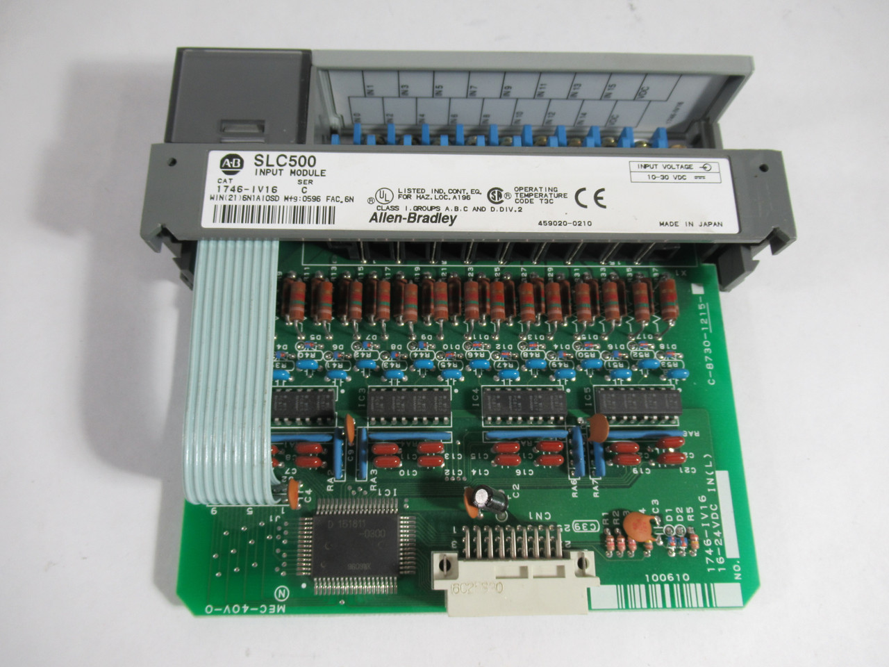 Allen-Bradley 1746-IV16 Series C 16pt 24V Input Module C-8730-1215 USED