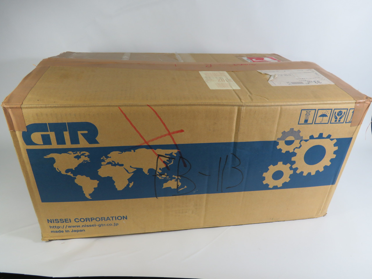 GTR Induction Motor 120:1 0.2kW 1400RPM 200V 3Ph 1.1A 50Hz NEW