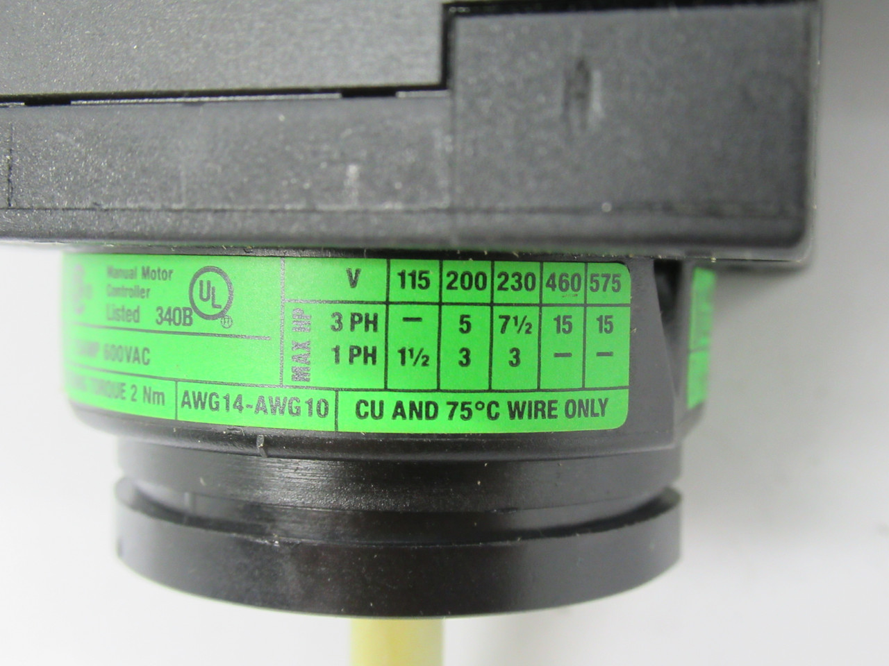 Klockner Moeller T3-4-8344/I/SVB-SW T3 Main Switch 600V 25A 8P + Housing NOP