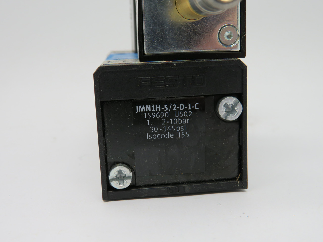 Festo 159690 JMN1H-5/2-D-1-C Solenoid Valve 2-10 Bar 30-145Psi NEW