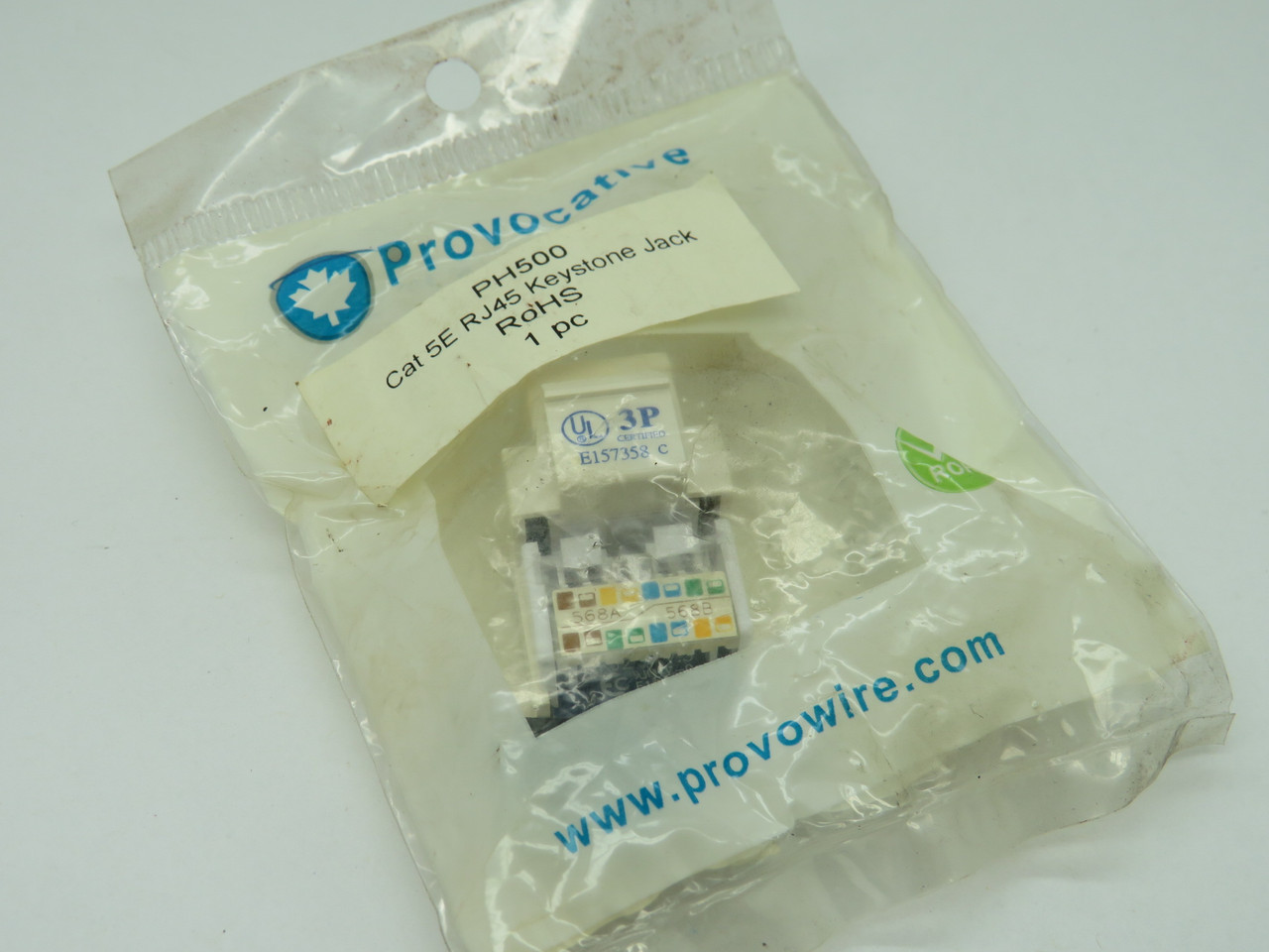 Provocative PH500 Cat5e RJ45 Keystone Jack NWB