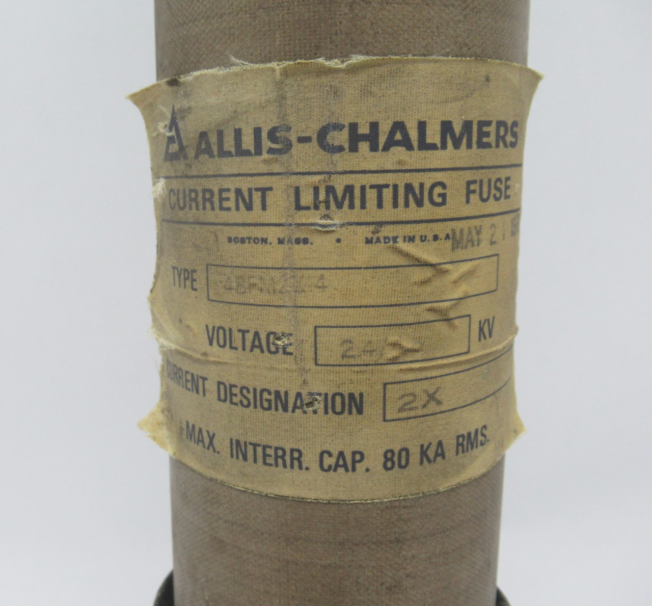 Allis-Chalmers 48FM2X-4 Current Limiting Fuse 2.4/4.8KV 2X *Obsolete* USED