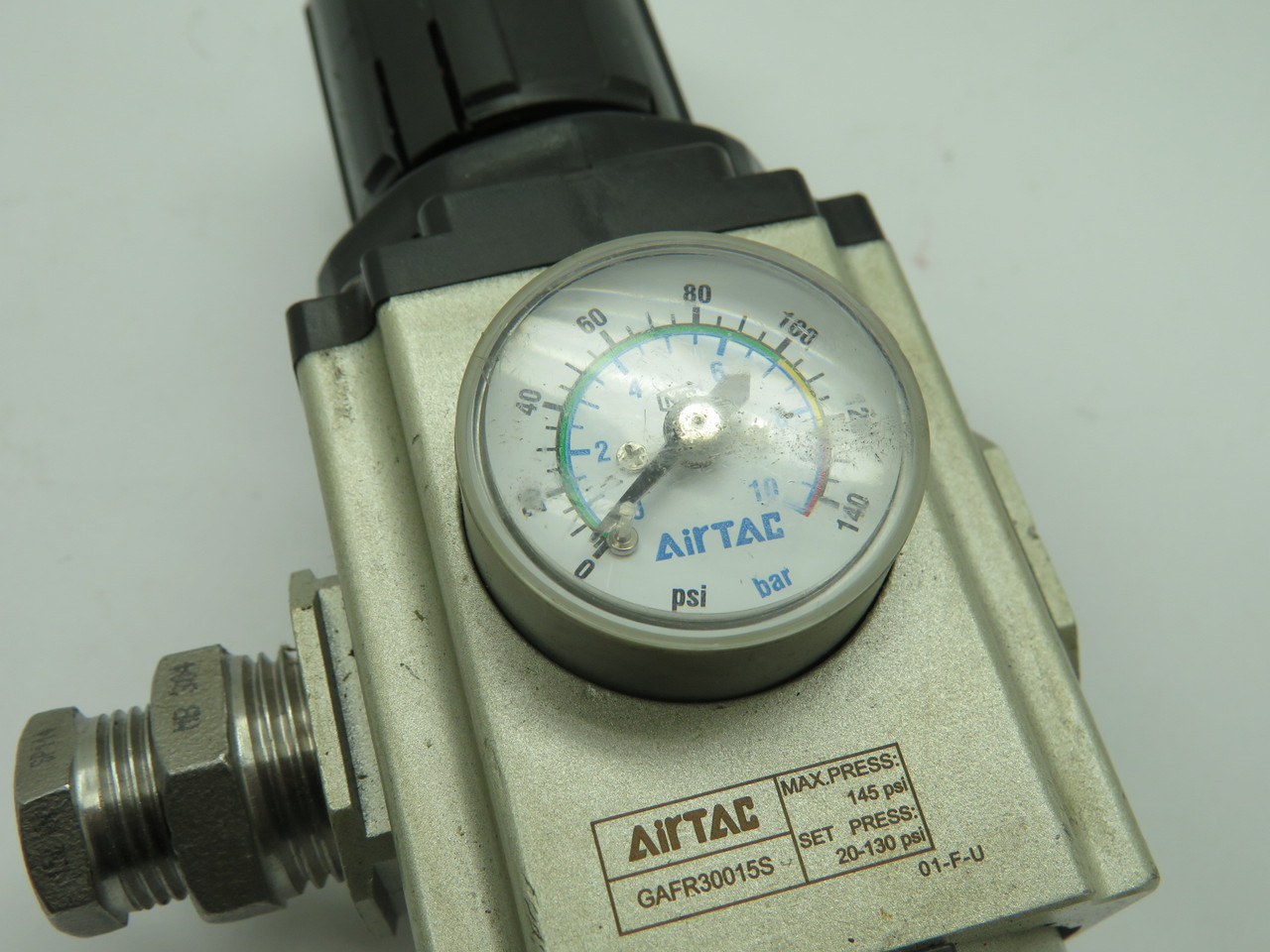 Airtac GAFR30015S Air Filter Regulator 145Psi 1/2" Port USED