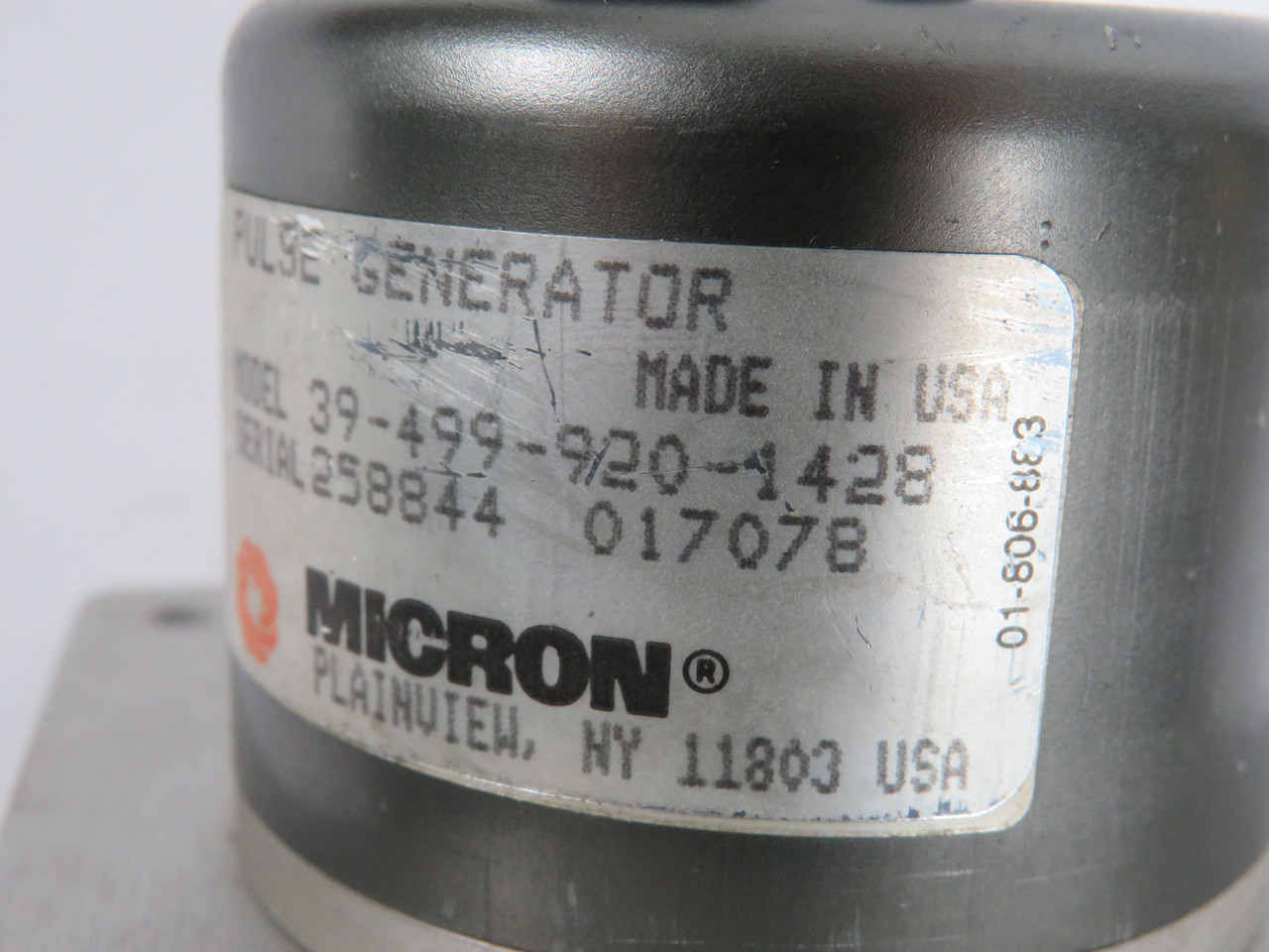 Micron 39-499-920-1428 Rotary Pulse Generator COSMETIC DAMAGE USED