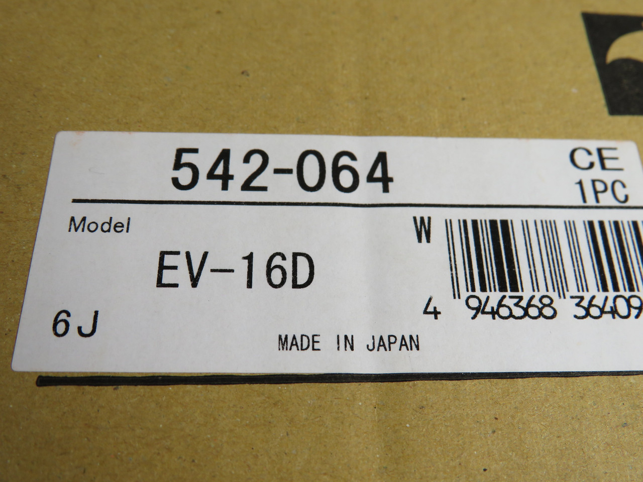 Mitutoyo 542-064 EV-16D Linear Gage Counter 12-24VDC 700mA *Box Wear* NEW