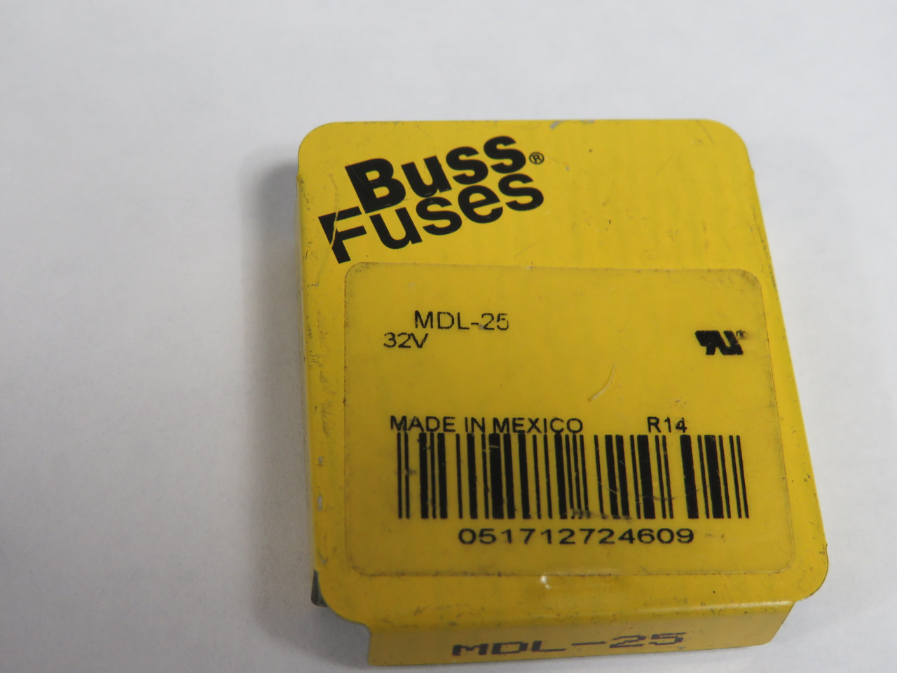 Cooper Bussmann MDL-25 Time-Delay Glass Fuse 25A 32V 5-Pack NEW