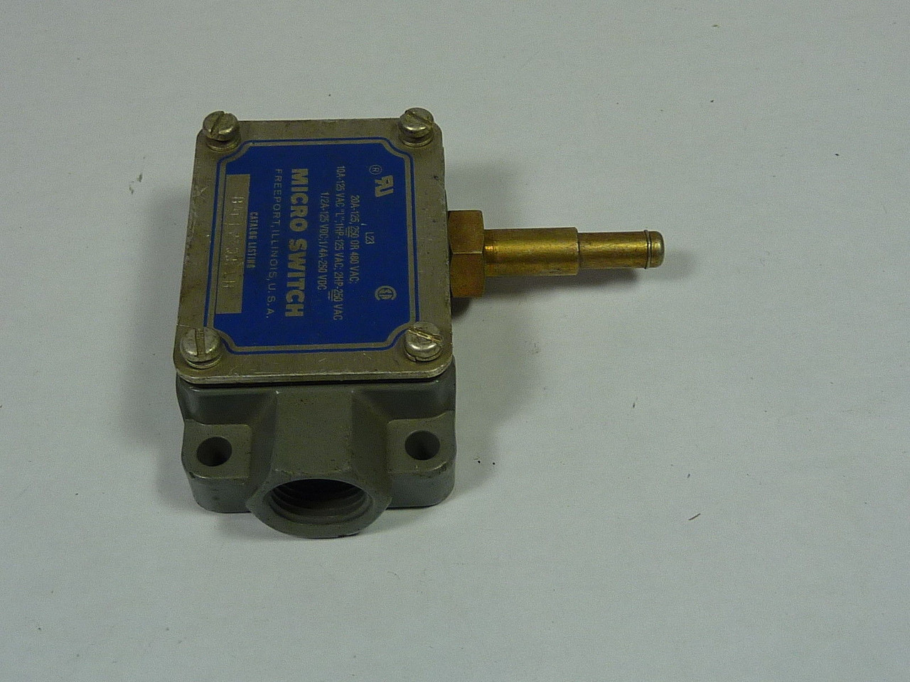 Micro Switch BAF1-2RQ3-LH Limit Switch 10A 125V USED